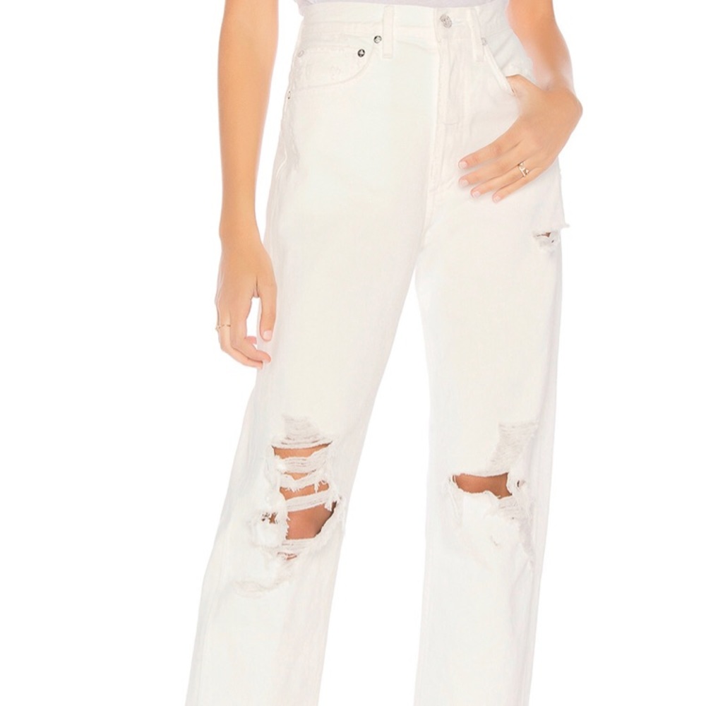 Agolde 90s Fit Distressed Jeans